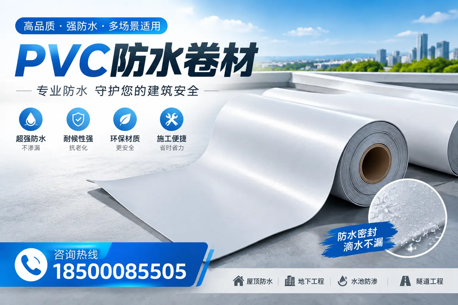 PVC防水卷材的市场竞争分析，甘南品牌选择参考